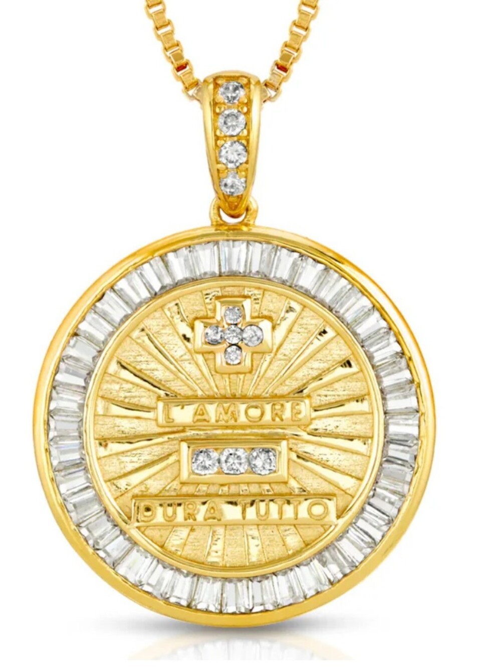 Joy Dravecky Loyalty Pendant 14k Gold Plated Necklace
